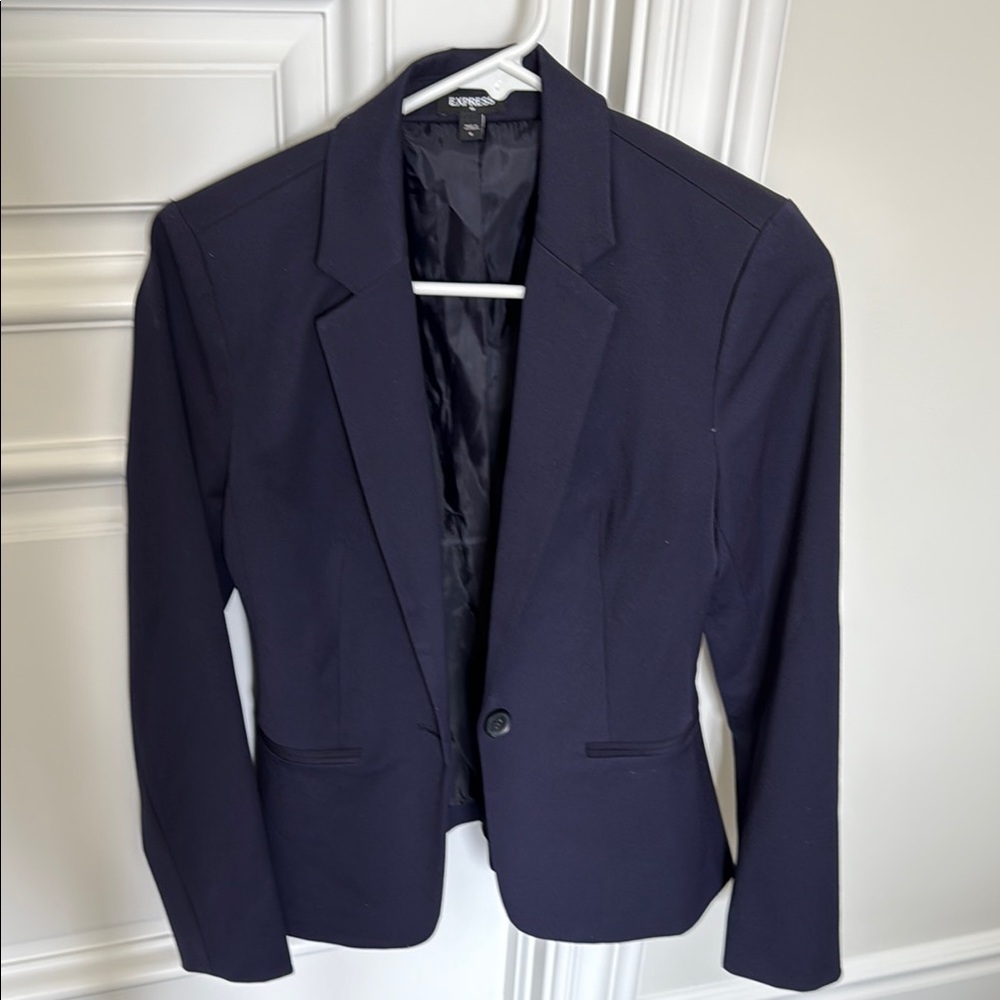 Express Blue blazer Fit